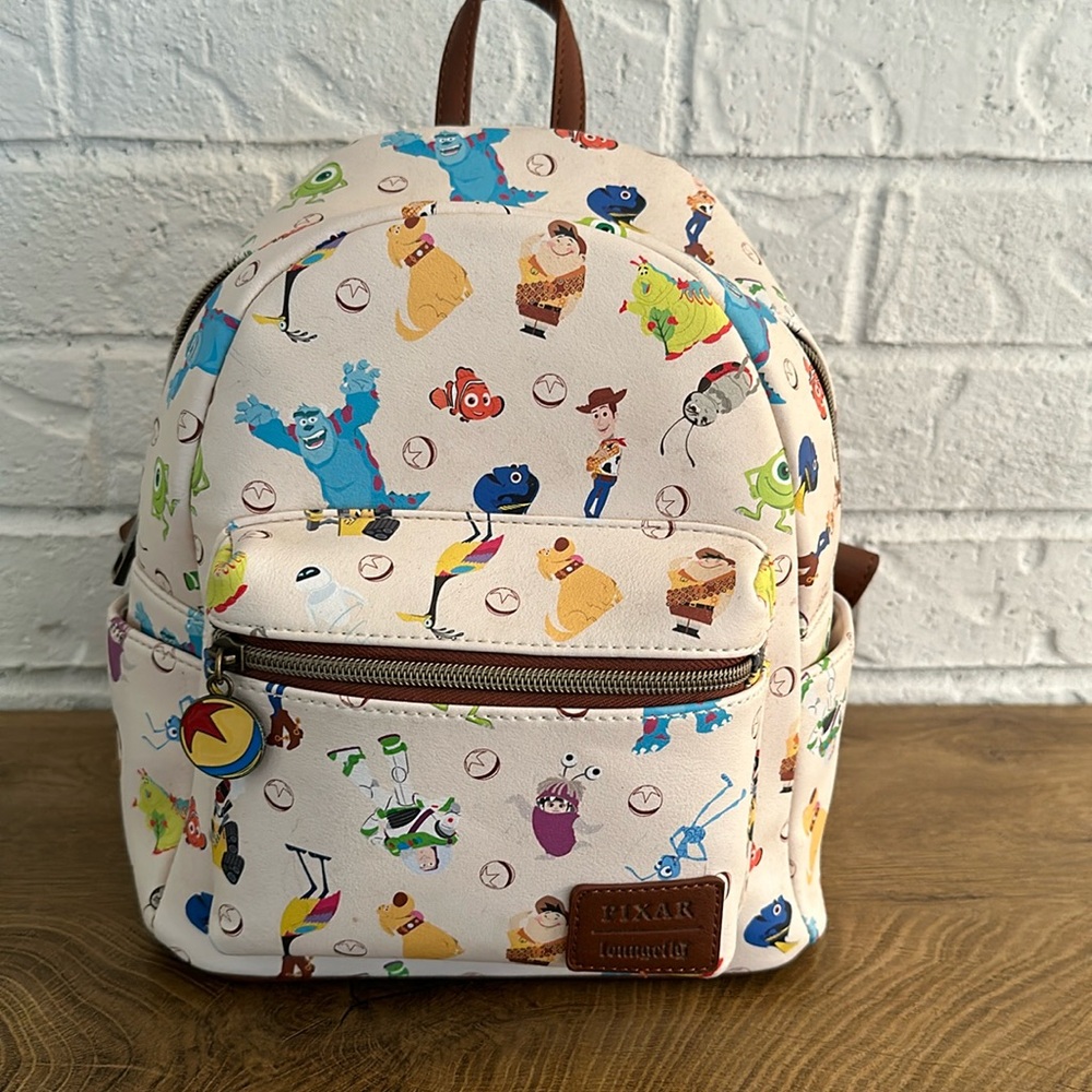 Loungefly Disney Pixar 25th Anniversary Icons Mini Backpack